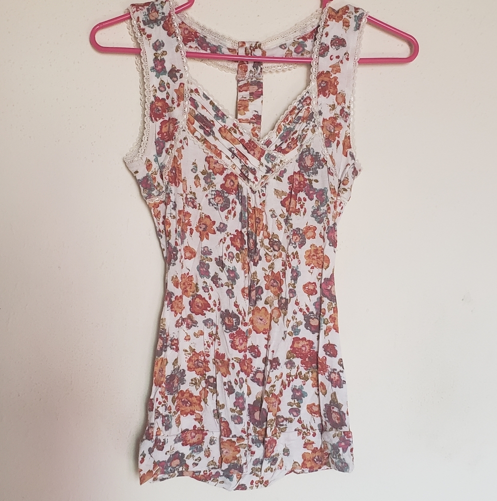 Floral tank top